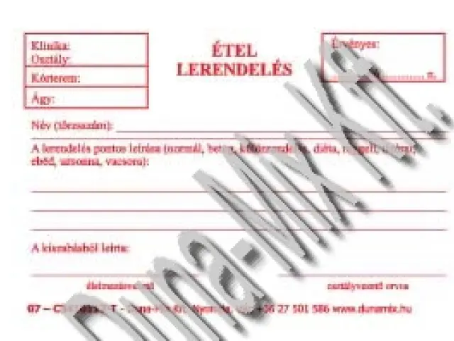 Étel lerendelés